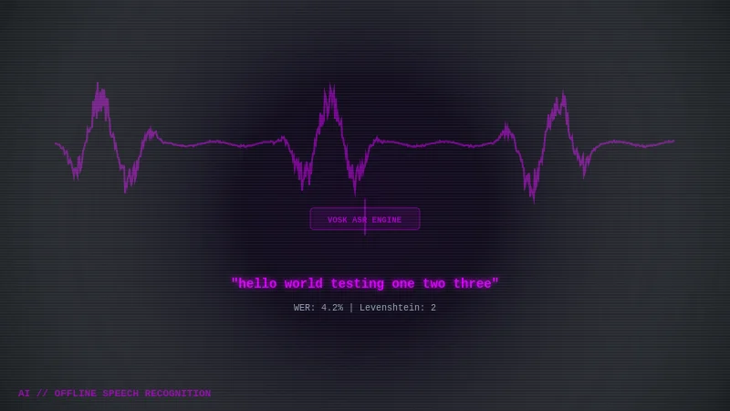 Offline Speech Recognition (ASR)