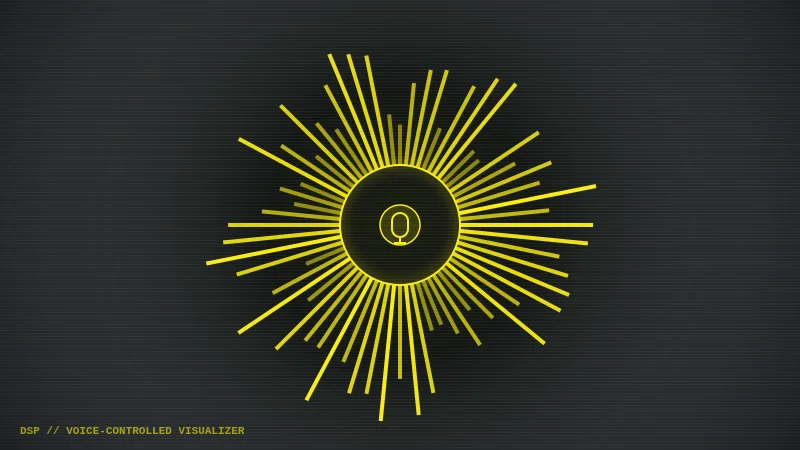 Voice-Controlled Audio Visualizer